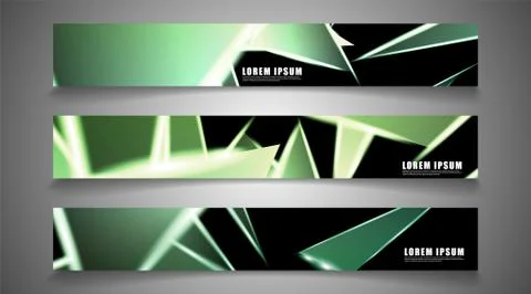 Minimal banner design. Triangular shape vector design background. print templ Stock Illustration