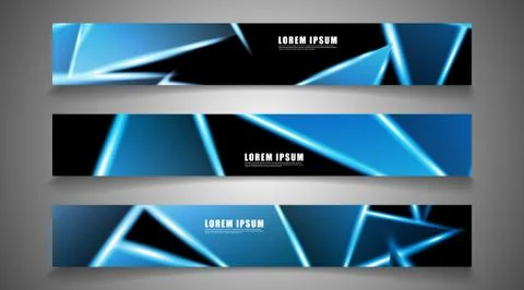 Minimal banner design. Triangular shape vector design background. print templ Stock Illustration