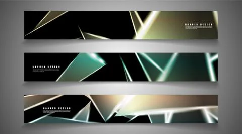 Minimal banner design. Triangular shape vector design background. print templ Stock Illustration