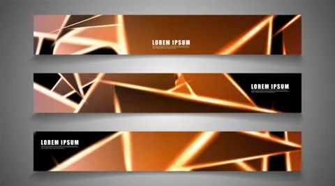 Minimal banner design. Triangular shape vector design background. print templ Illustrazione stock