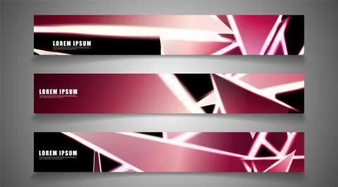 Minimal banner design. Triangular shape vector design background. print templ Stock Illustration