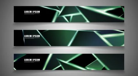 Minimal banner design. Triangular shape vector design background. print templ Stock Illustration