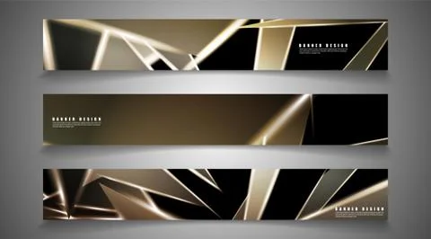 Minimal banner design. Triangular shape vector design background. print templ Stock Illustration