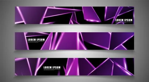 Minimal banner design. Triangular shape vector design background. print templ Illustrazione stock