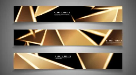 Minimal banner design. Triangular shape vector design background. print templ Stock Illustration