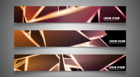 Minimal banner design. Triangular shape vector design background. print templ Stock Illustration