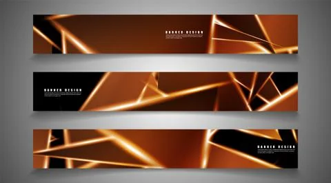 Minimal banner design. Triangular shape vector design background. print templ Stock Illustration