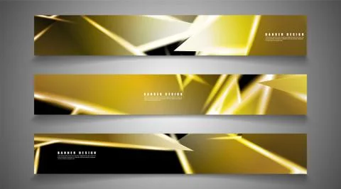 Minimal banner design. Triangular shape vector design background. print templ Illustrazione stock