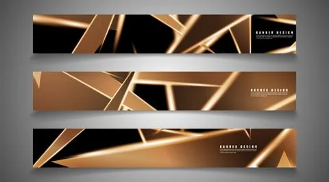 Minimal banner design. Triangular shape vector design background. print templ Stock Illustration