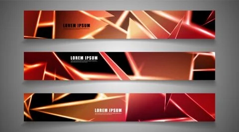 Minimal banner design. Triangular shape vector design background. print templ Stock Illustration