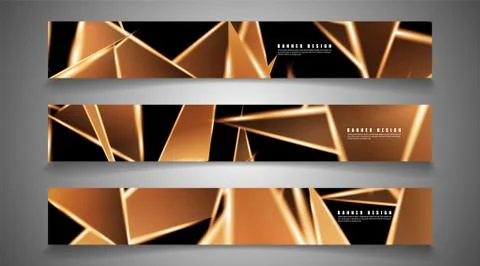 Minimal banner design. Triangular shape vector design background. print templ Stock Illustration