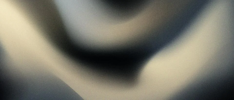 Minimal beige black abstract gradient background with soft blur curves and .. Stock Photos