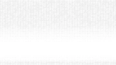 Minimal binary code background by 0 and 1. Digitally vector pattern Stock Illustration
