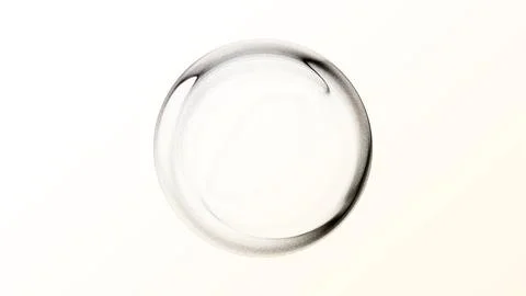 Minimal black abstract particle sphere with smooth flowing structure on whi.. イラスト素材