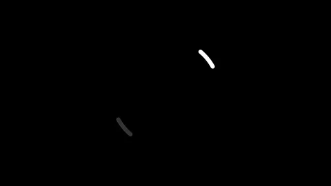 Minimal Black And White Preloader With Circle Strokes Vidéo 121707078