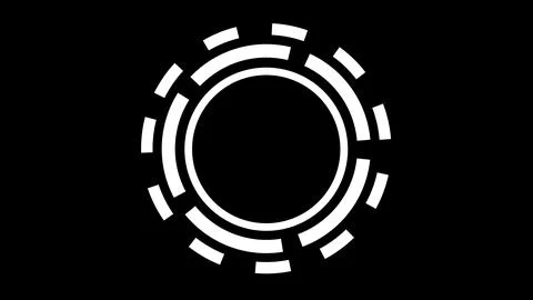 Minimal Black And White Preloader With Circle. Loading wheel animation. Abs.. 스톡 일러스트