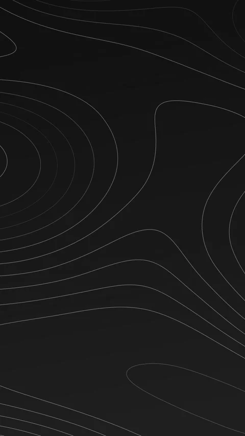 Minimal black contour line background with clean topographic curves and dar.. Stock Footage 340331892
