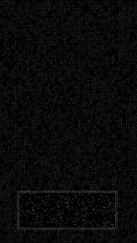 Minimal black digital dot matrix pattern and futuristic rectangular data panel w Stock Footage 340549477