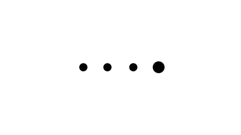 Minimal Black Loading Circles Animation on White Background. Clean Modern U.. Stockbeeldmateriaal 337018984