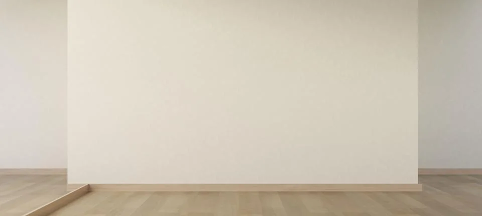 Minimal blank wall in modern dining room interior 스톡 일러스트