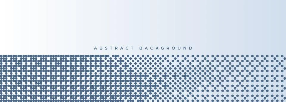 Minimal blue abstract vector background with soft gradient upper space and dense Stock Illustration