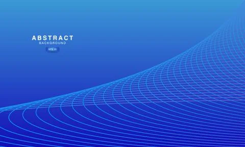 Minimal blue background with abstract circle shape, gradient wave background. Illustrazione stock