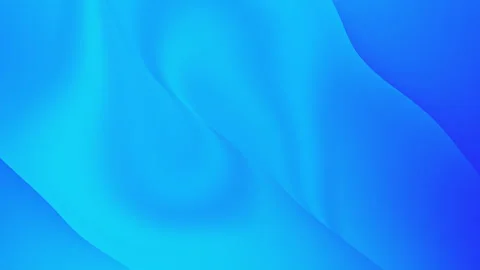 Minimal blue gradient wave abstract motion background seamless loop. 4K Stockbeeldmateriaal 331631886