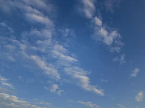 Minimal blue light high cloudy fresh air gradient Stock Photos