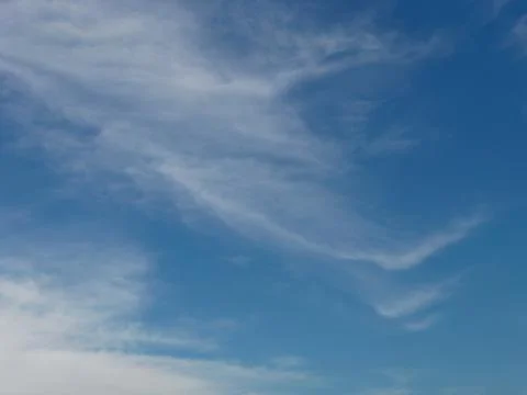 Minimal blue light high cloudy fresh air gradient Stock Photos