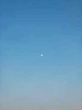 Minimal blue light high cloudy fresh air gradient Stock Photos