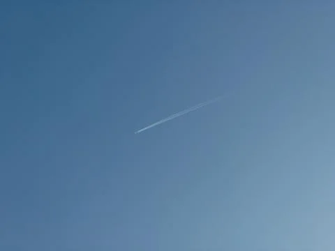 Minimal blue light high cloudy fresh air gradient Stock Photos
