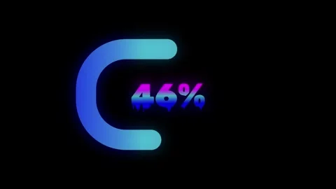 Minimal blue progress bar animation with modern design Stock-Footage 325741753