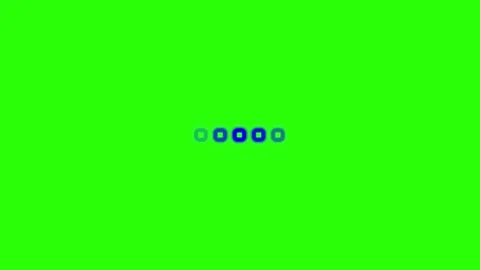Minimal blue square loading animation video with progress bar motion on chr.. Vidéo 336476193