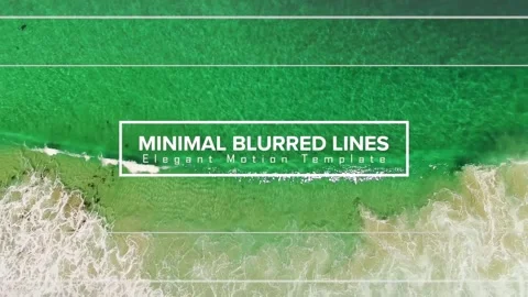 Minimal Blurred Lines Stock After Effects