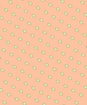 Minimal bush-shape repeat texture in rose pink, salmon, and apricot linewor.. 스톡 일러스트