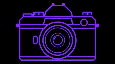 Minimal Camera Animation – Photography App Icon Vidéo 309919533