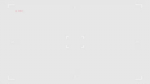 Minimal Camera Viewfinder Rec Dot Overlay Alpha Channel Stock Footage 342718600