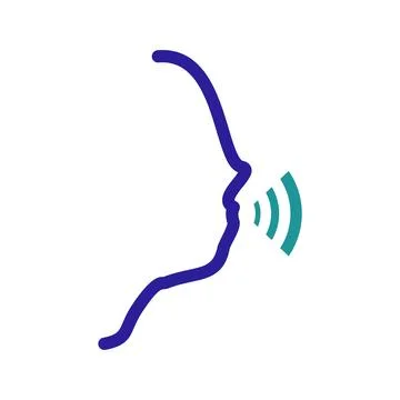 Minimal Chat Communication Vector Icon 库存插图