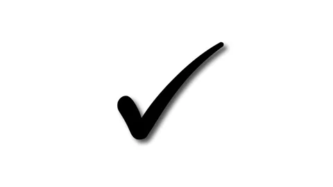 Minimal Check Mark Animation Smooth Moti... | Stock Video | Pond5