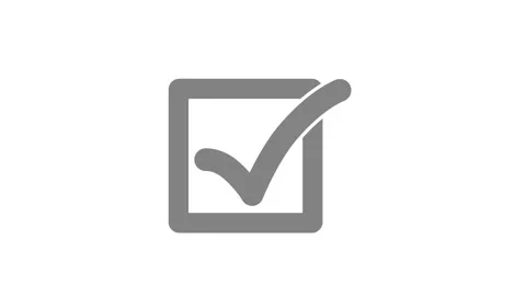 Minimal Check Mark Line Animation, Anima... | Stock Video | Pond5
