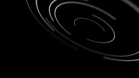 Minimal Circle Fragments with Alpha 02 Stock Footage 82142880