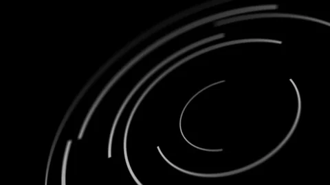 Minimal Circle Fragments with Alpha 03 Stock Footage 82142927