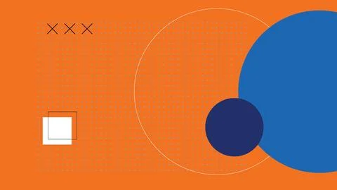 Minimal Circle Layout Background Stock Illustration