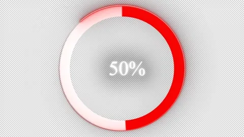 Minimal Circular Loading Animation | Clean UI Progress Indicator | Seamless Loop Stock Footage 322149413