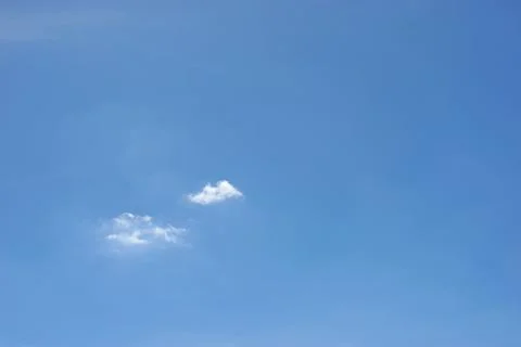 Minimal cloud on sky Stock Photos
