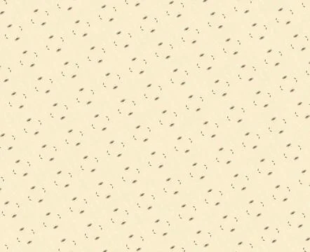 Minimal coastal tree pattern pattern texture with light cream, honey butter, pis Stock Illustration