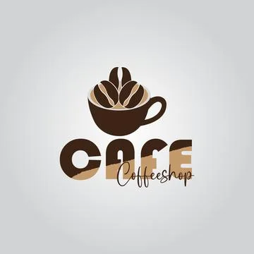 Minimal Coffee Logo Stock Illustration