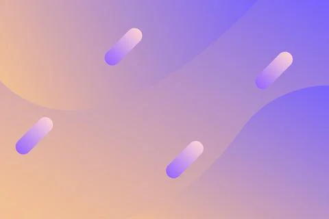 Minimal Colorful Wavy Background. Creative Wallpaper. Stock Illustration