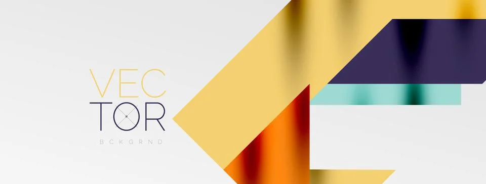 Minimal composition abstract lines and triangles background. Vector Illustr.. Stock Illustration