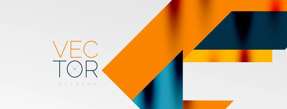 Minimal composition abstract lines and triangles background. Vector Illustration Stock Illustration
